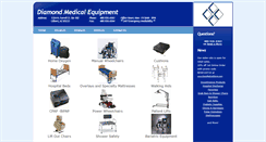 Desktop Screenshot of diamond-medical.com